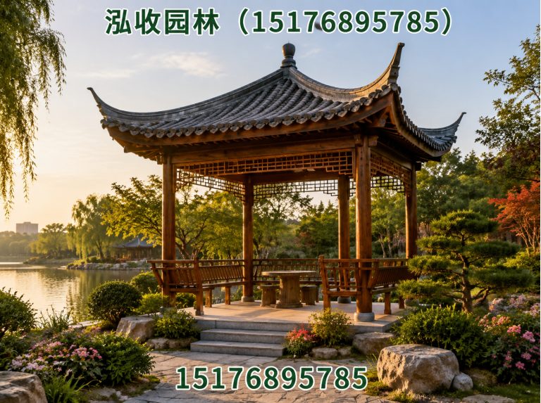 南宁防腐木凉亭展示图
